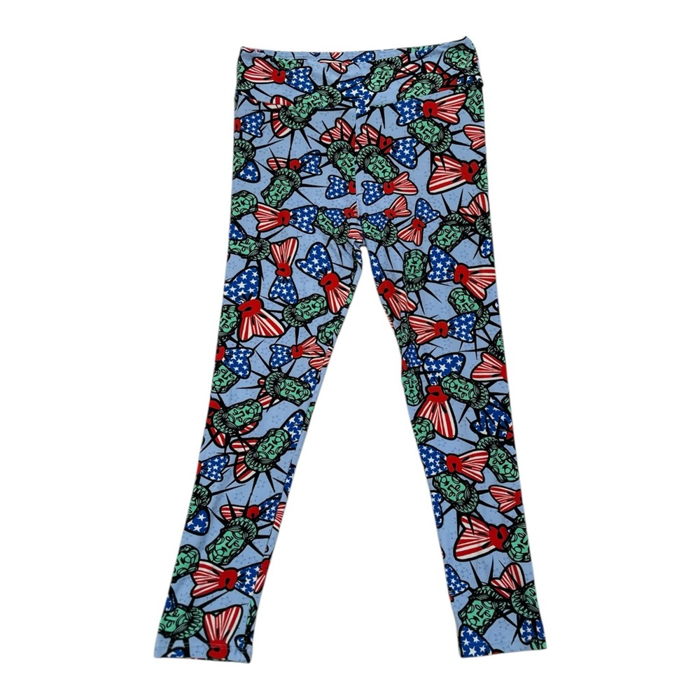 Lularoe Statue of Liberty Leggings - Size Tall & Curvy Fit
